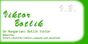 viktor botlik business card